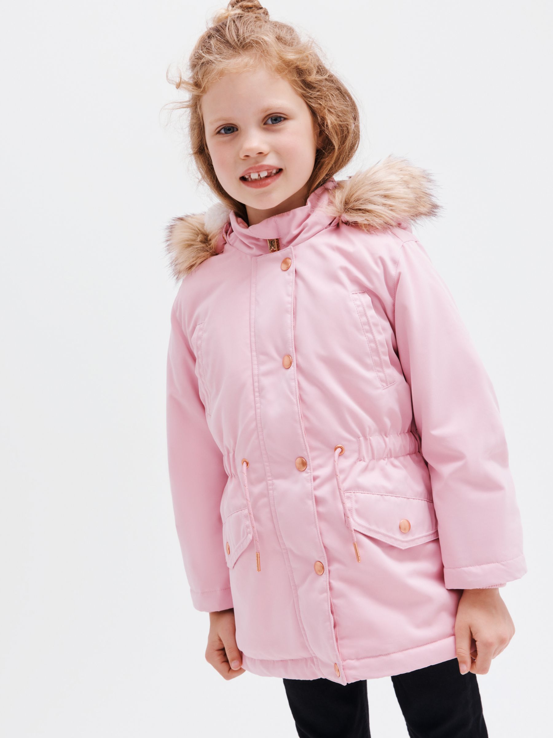 Pink Girls' Coats, Jackets & Gilets | John Lewis & Partners