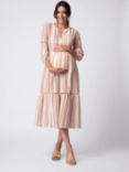 Seraphine Norma Stripe Maternity & Nursing Dress, Multi