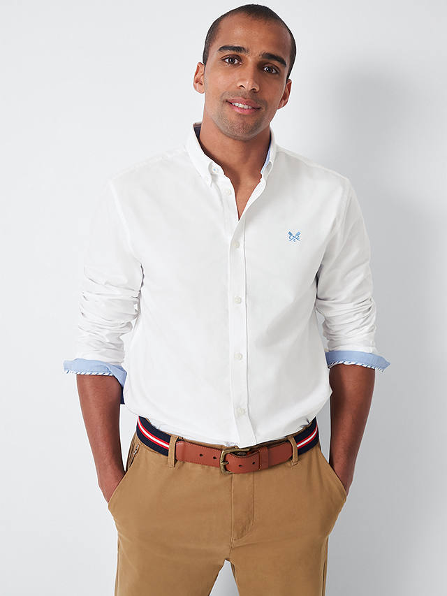 Crew Clothing Classic Fit Oxford Shirt, White
