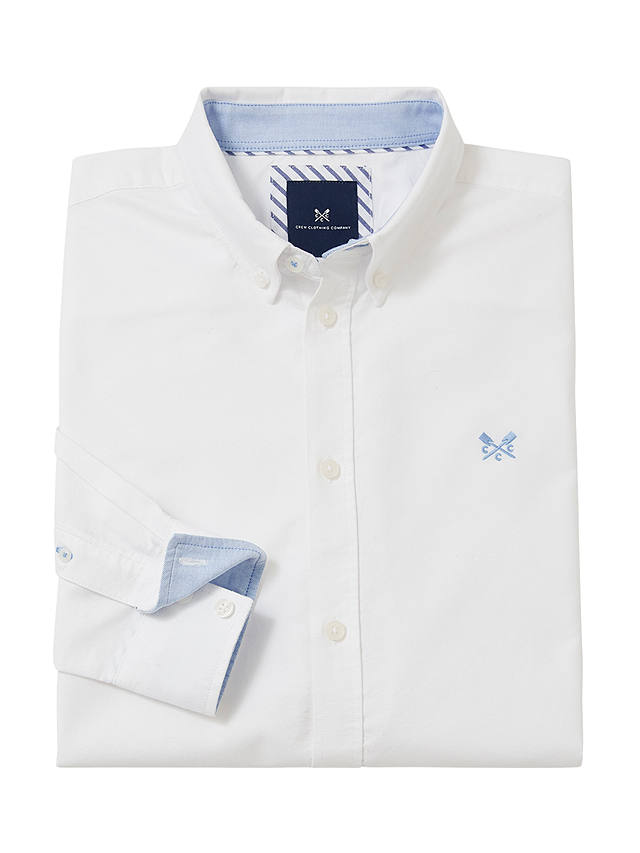 Crew Clothing Classic Fit Oxford Shirt, White