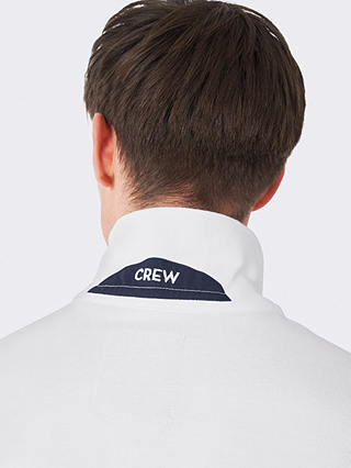 Crew Clothing Stretch Pique Slim Fit Polo Shirt, White