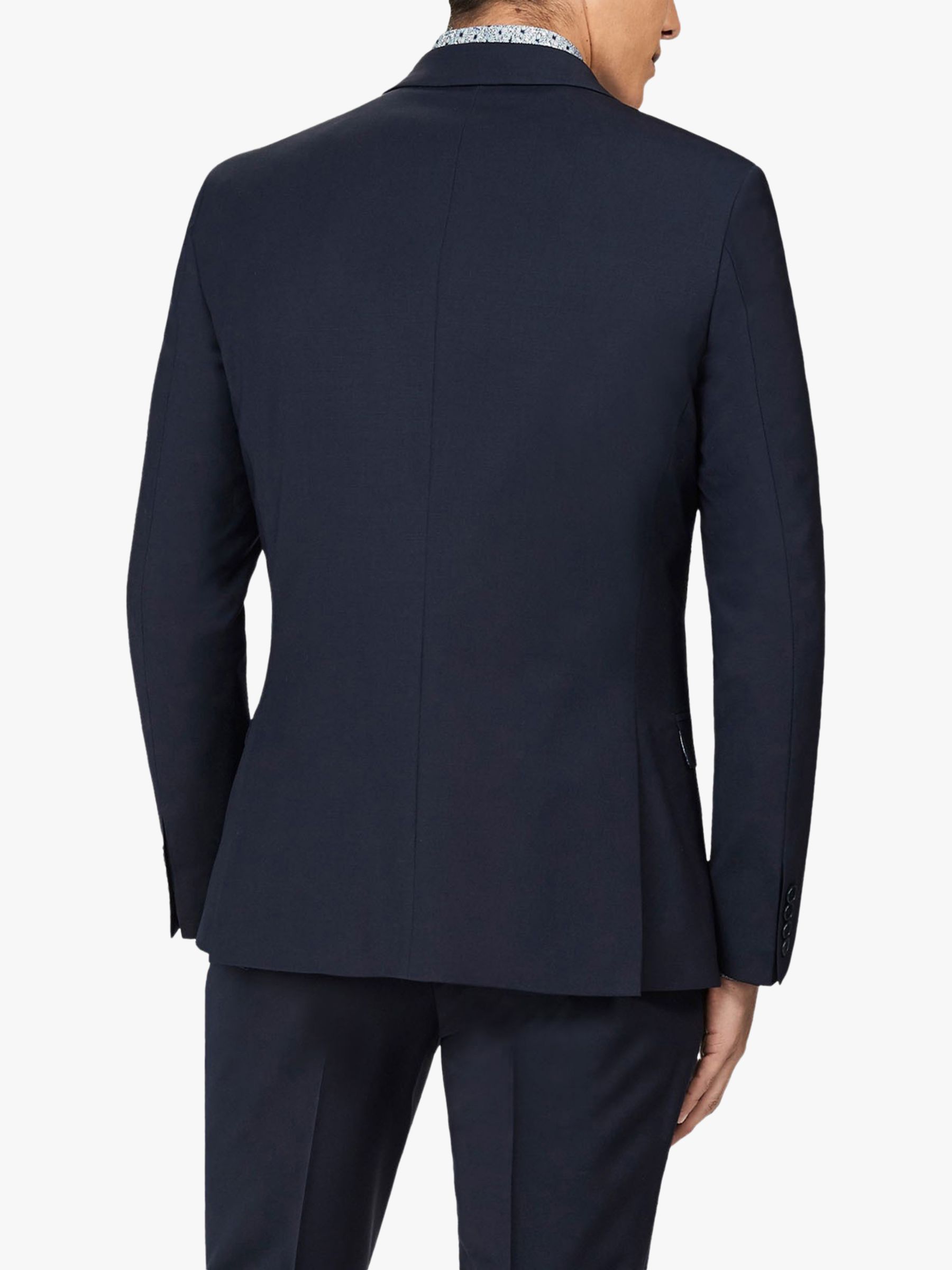 Ted Baker Panama Wool Blend Suit Jacket, Navy, 38S