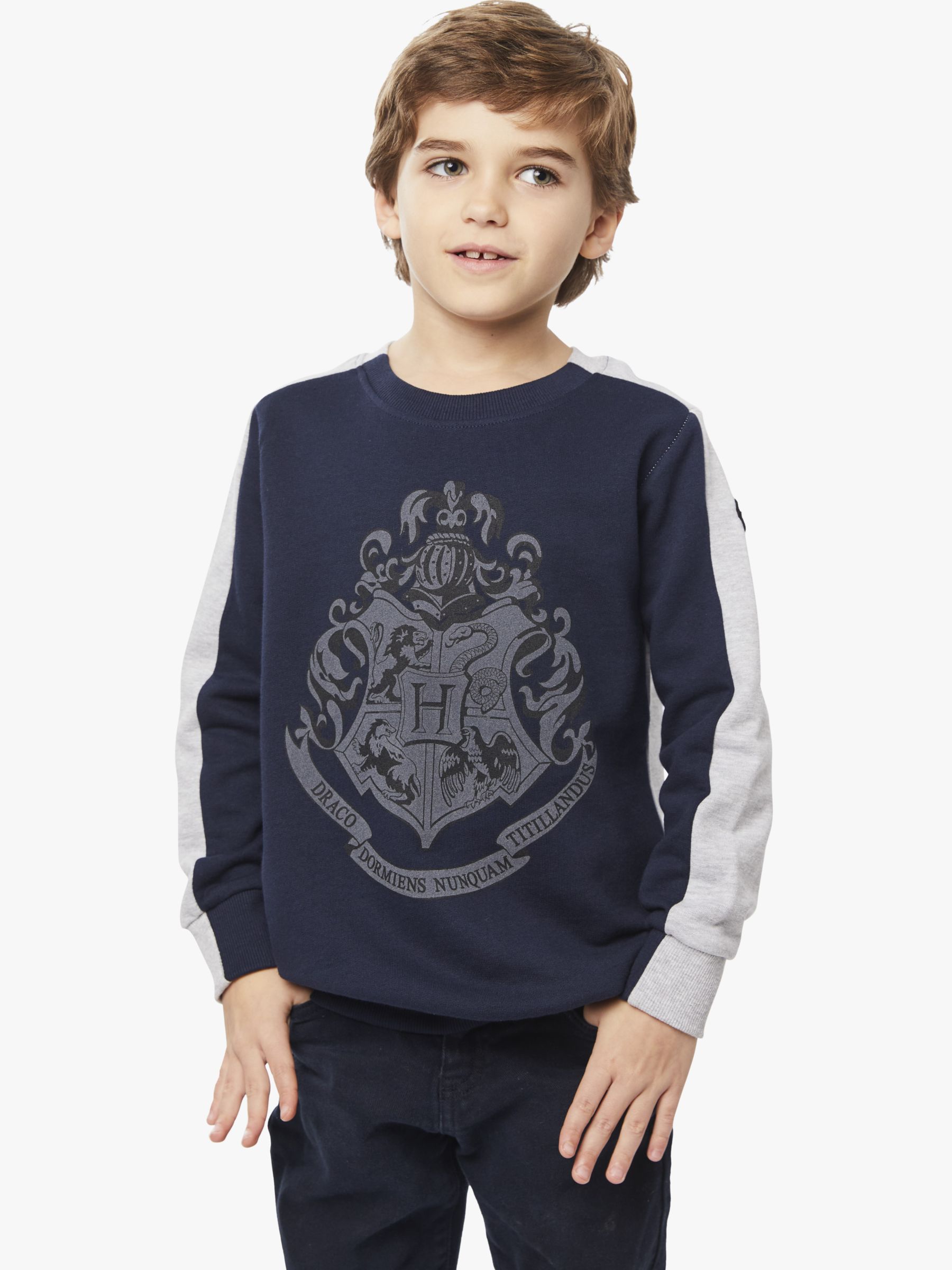 Fabric Flavours Kids' Harry Potter Reflective Hogwarts Crest Sweatshirt ...