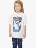 Fabric Flavours Kids'  Pokémon Champ T-Shirt, White