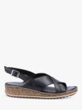 Hush Puppies Elena Leather Crossover Wedge Sandals
