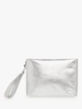 Whistles Avah Leather Zip Clutch Bag