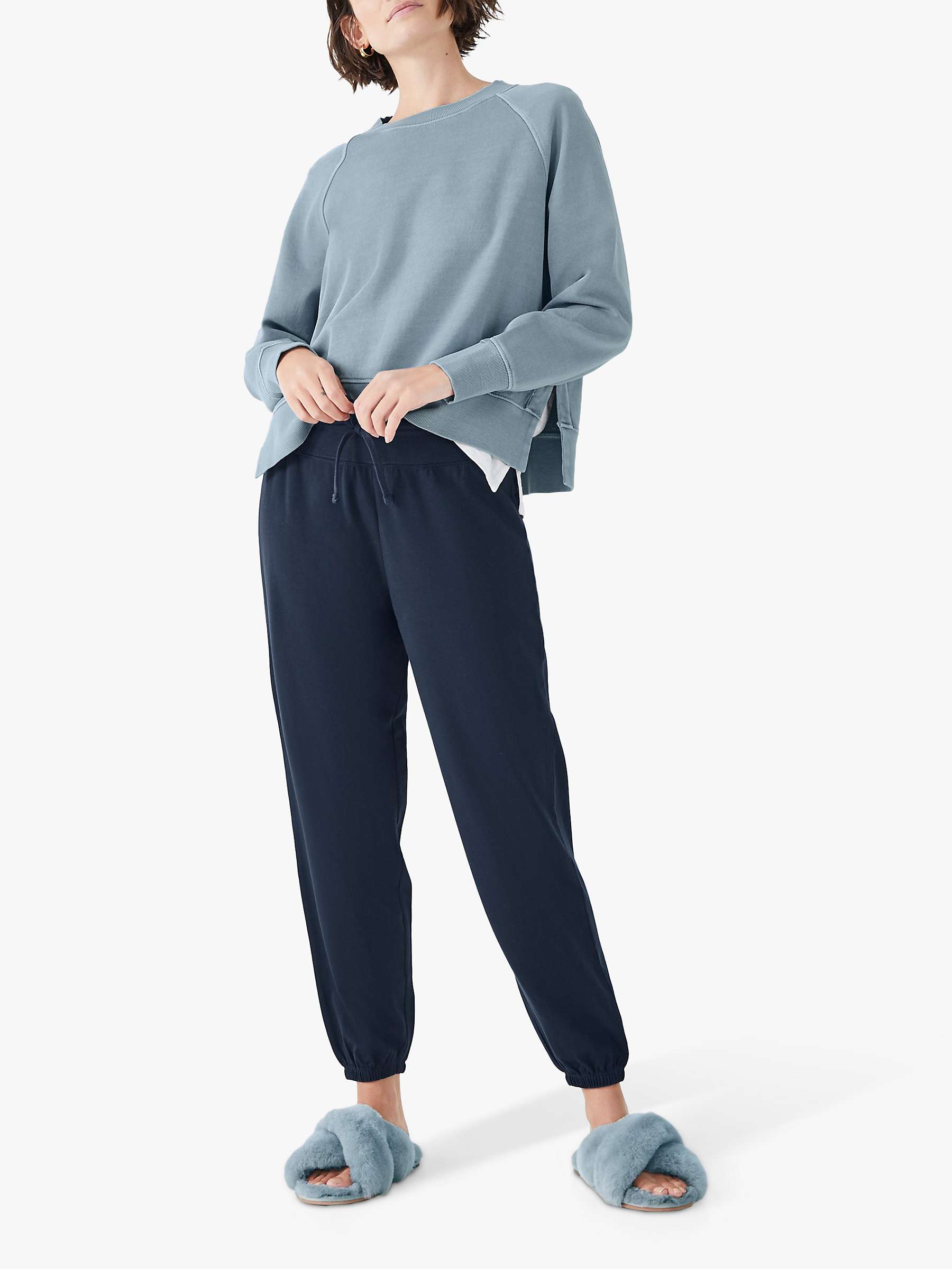 Buy HUSH Bude Relaxed Organic Cotton Joggers Online at johnlewis.com