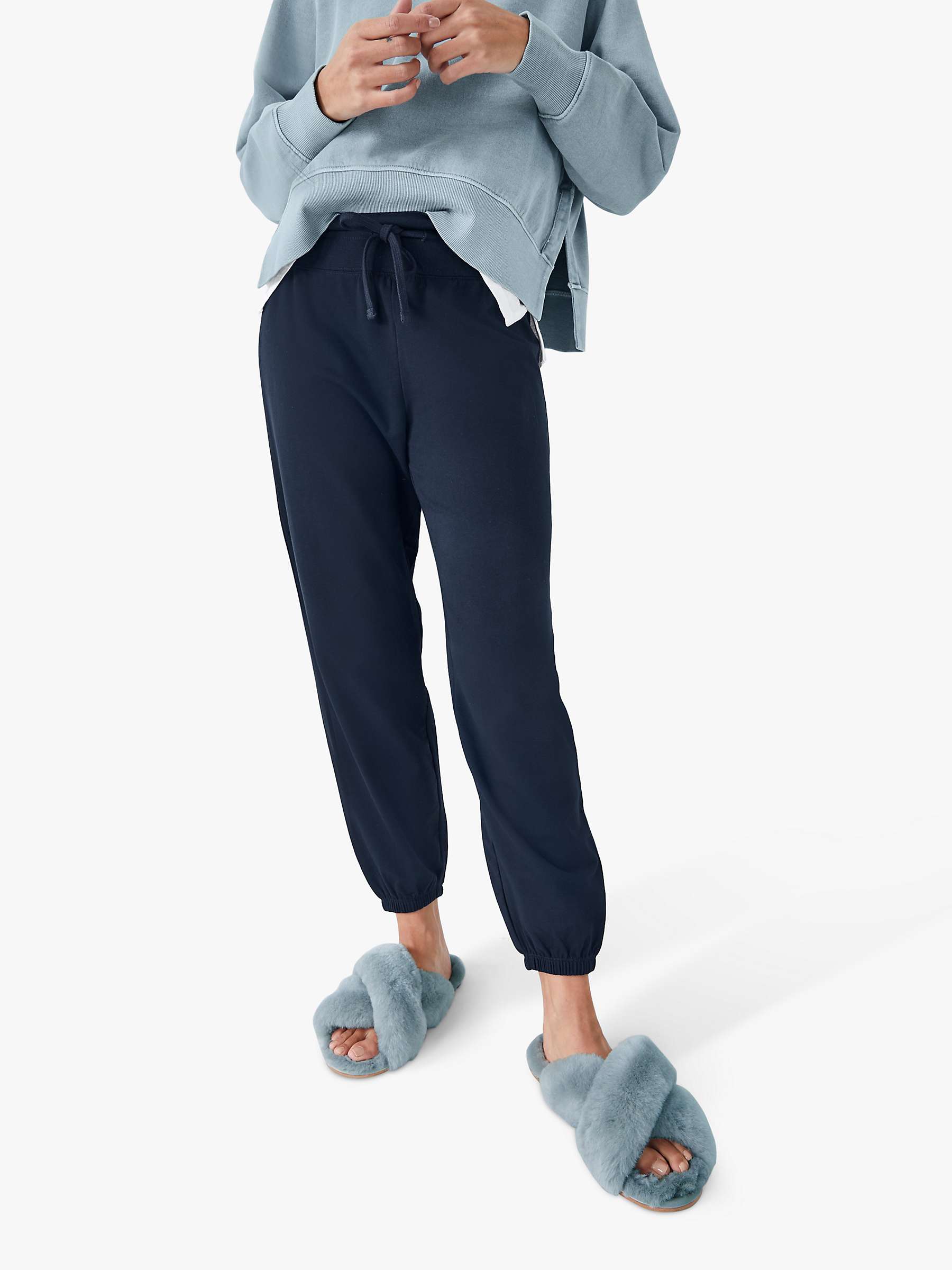 Buy HUSH Bude Relaxed Organic Cotton Joggers Online at johnlewis.com
