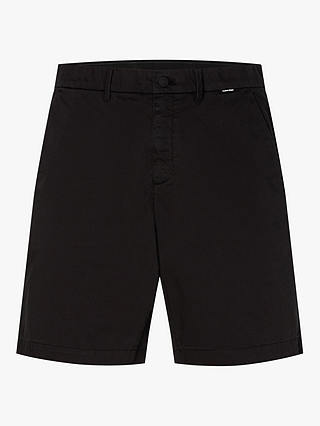 Calvin Klein Sateen Slim Shorts, Black