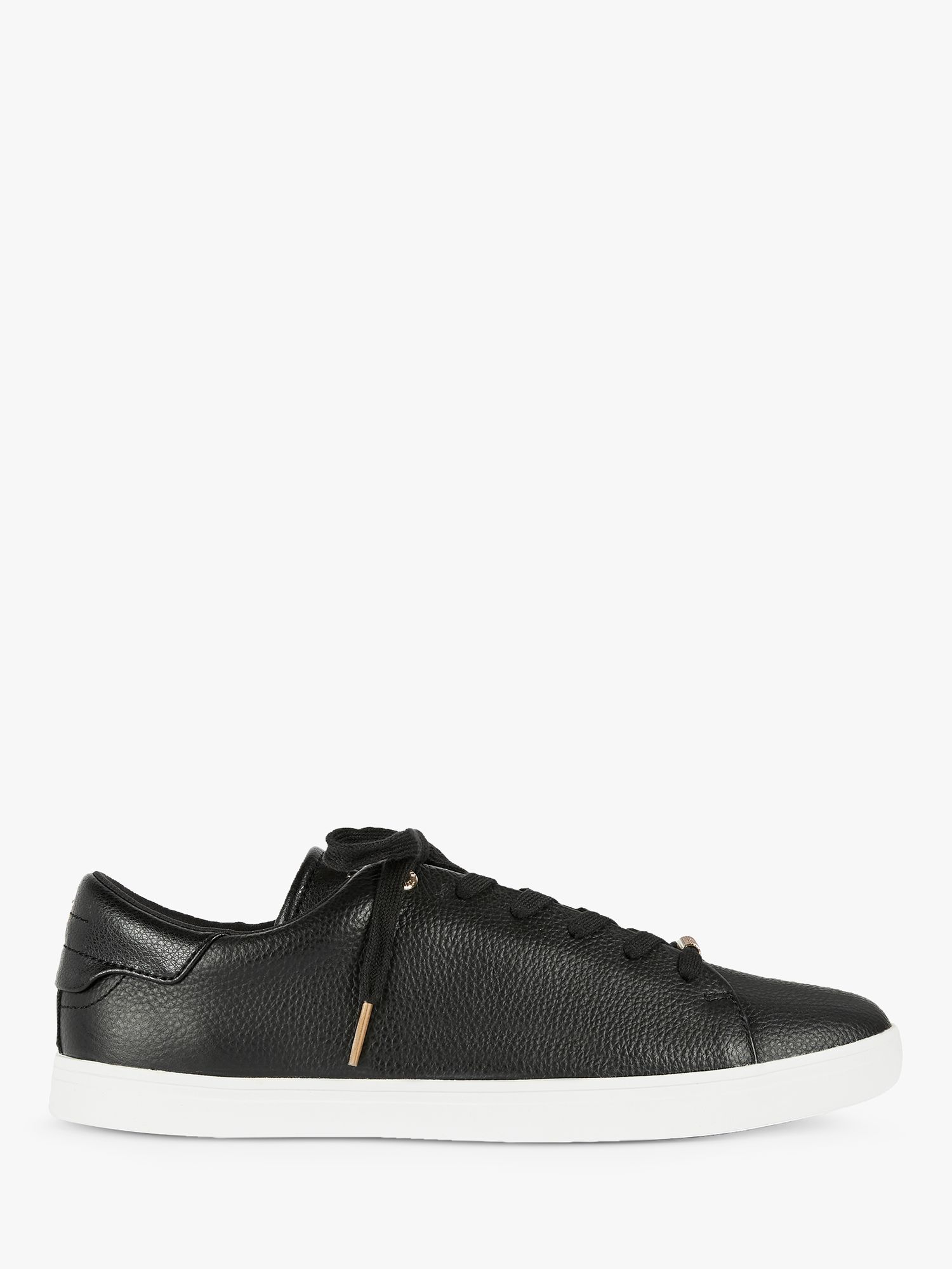 Ted Baker Feeka Low Top Leather Trainers, Black at John Lewis & Partners