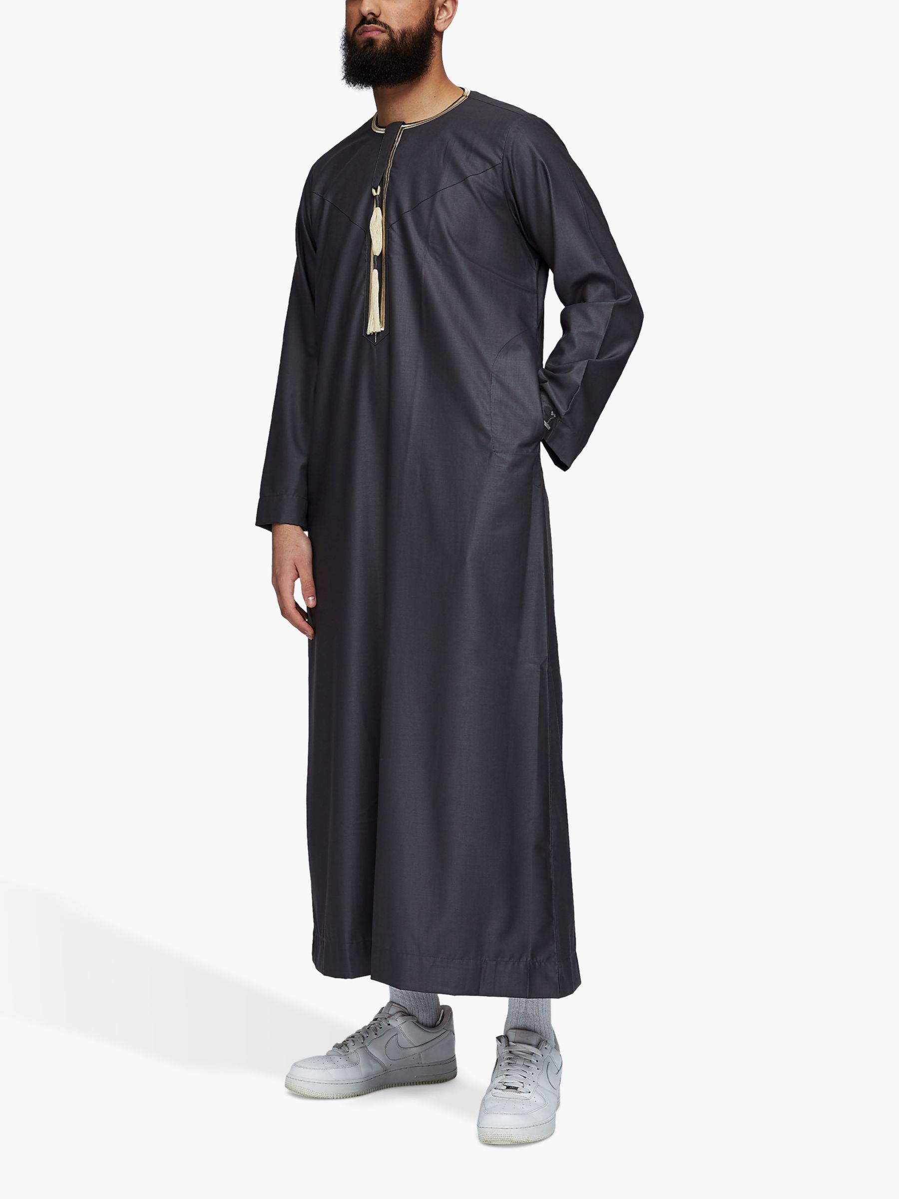 Islamic Impressions Hamdan Thobe Jubbah Grey Dark at John Lewis