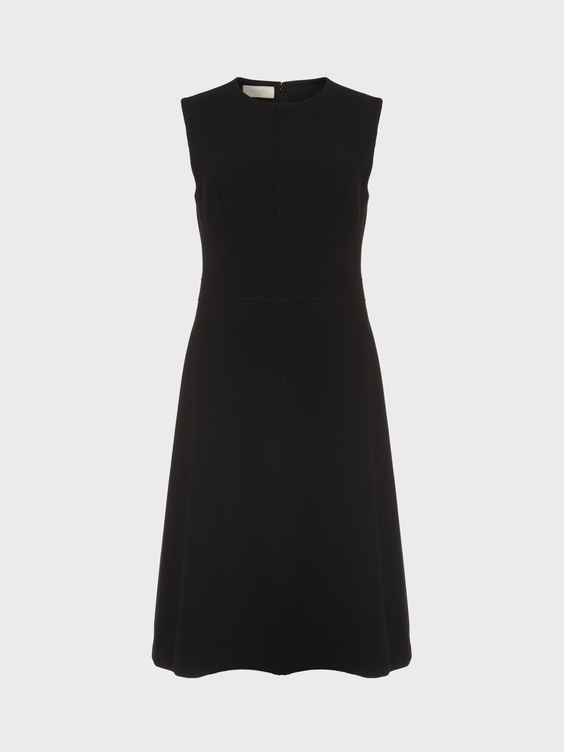 Hobbs Ophelia A-Line Dress, Black at John Lewis & Partners