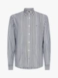 Tommy Hilfiger Vertical Stripe Regular Fit Shirt, Carbon Navy/Optic White