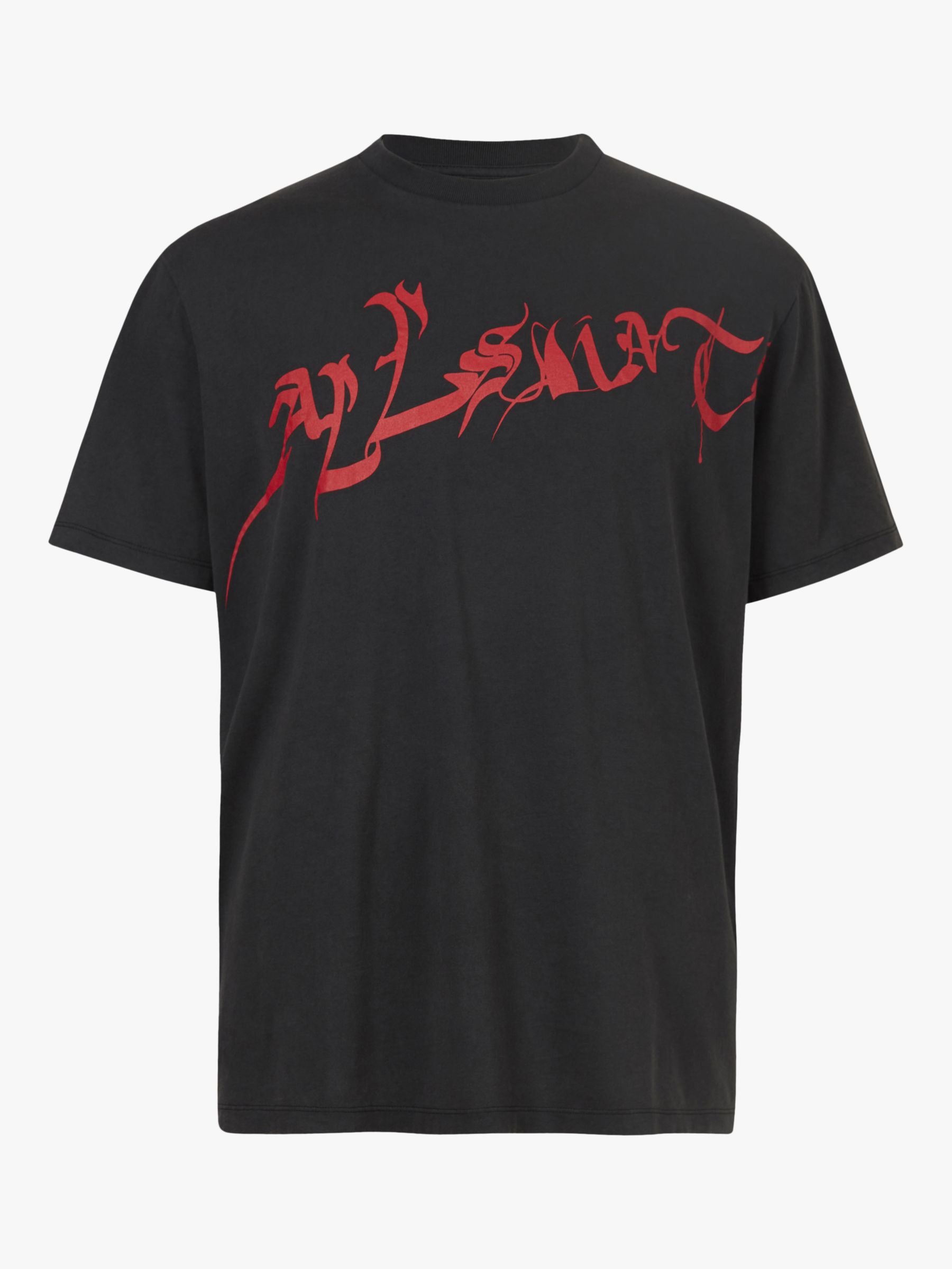 AllSaints Sliver T-Shirt, Washed Black