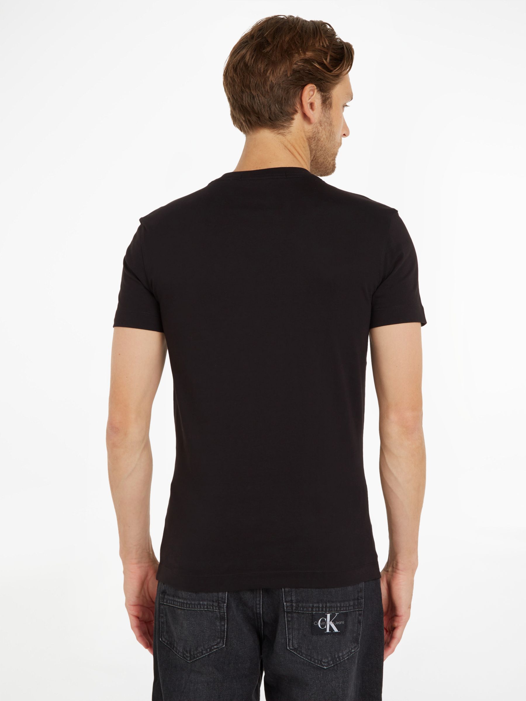 Calvin Klein Jeans Stacked Logo T-Shirt, CK Black, XL
