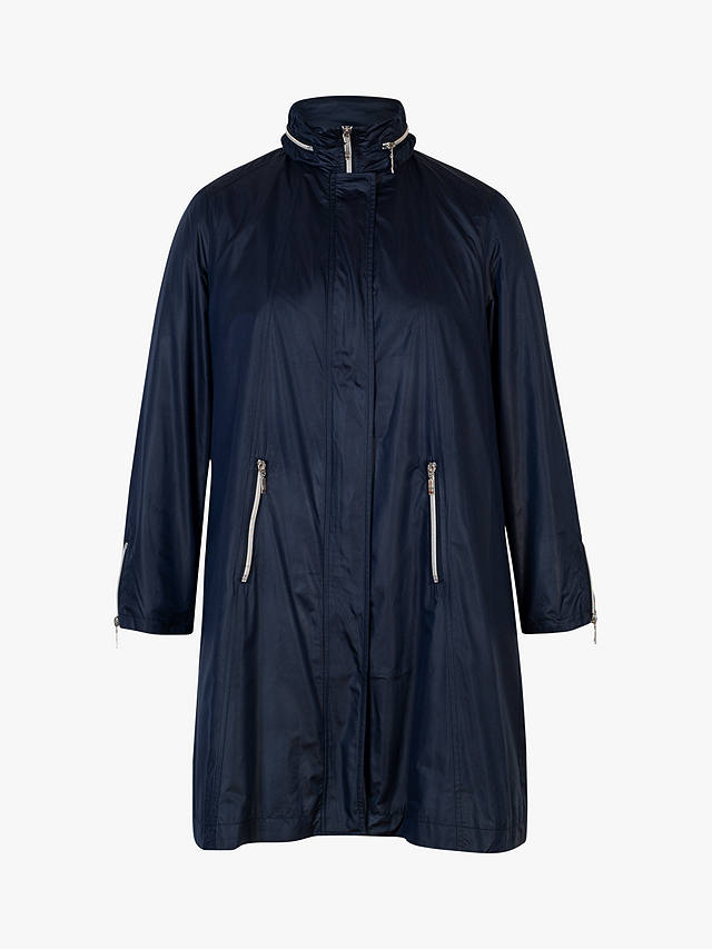 chesca Pearlised Raincoat, Navy