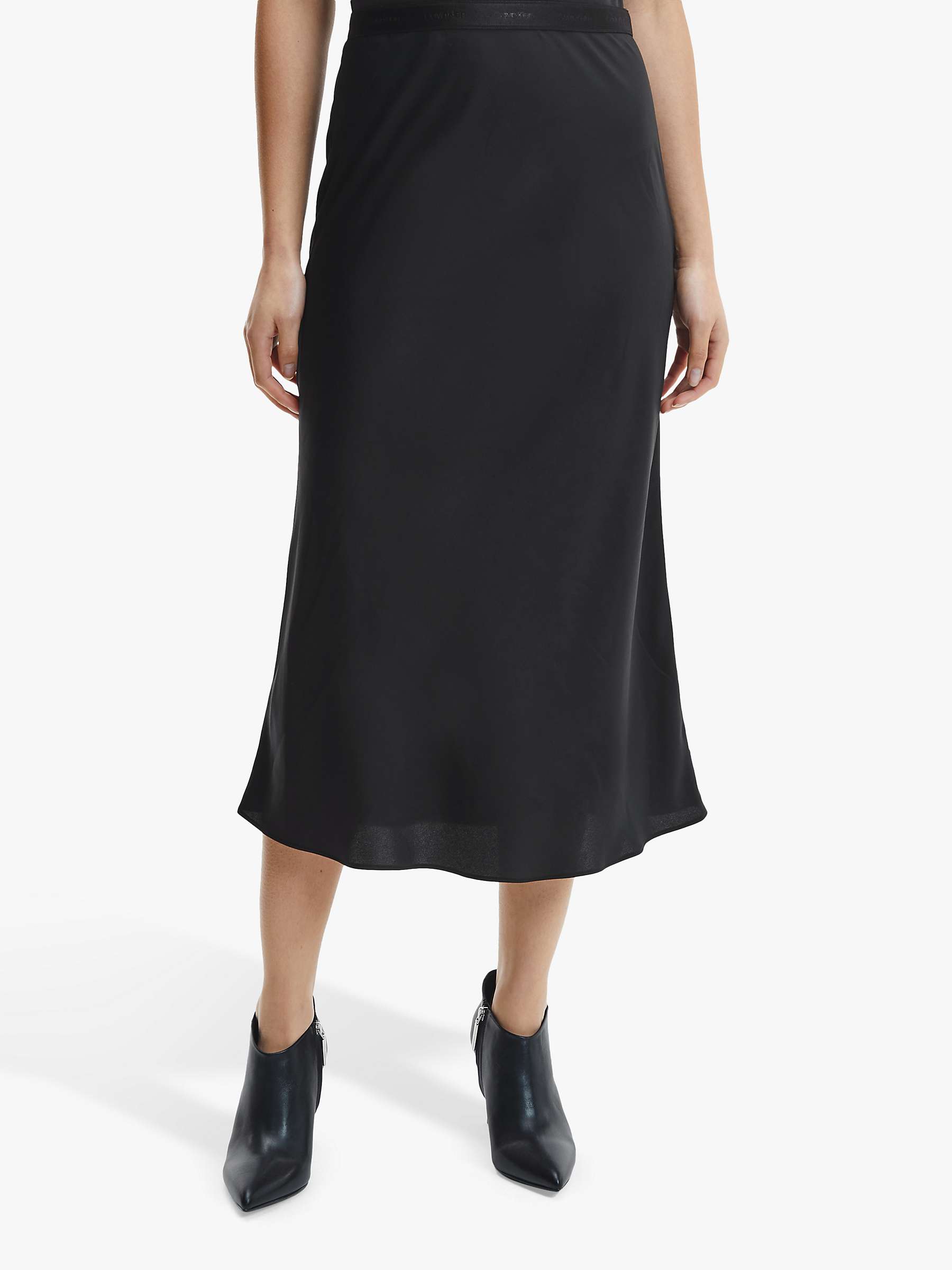 Buy Calvin Klein Bias Cut Midi Skirt Online at johnlewis.com