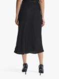 Calvin Klein Bias Cut Midi Skirt, Black
