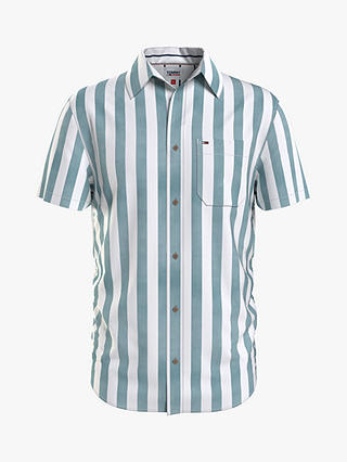 Tommy Hilfiger Stripe Linen Blend Shirt, Crest Stripe