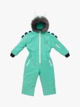 Roarsome Kids' Spike Dinosaur Waterproof Snowsuit, Light Green