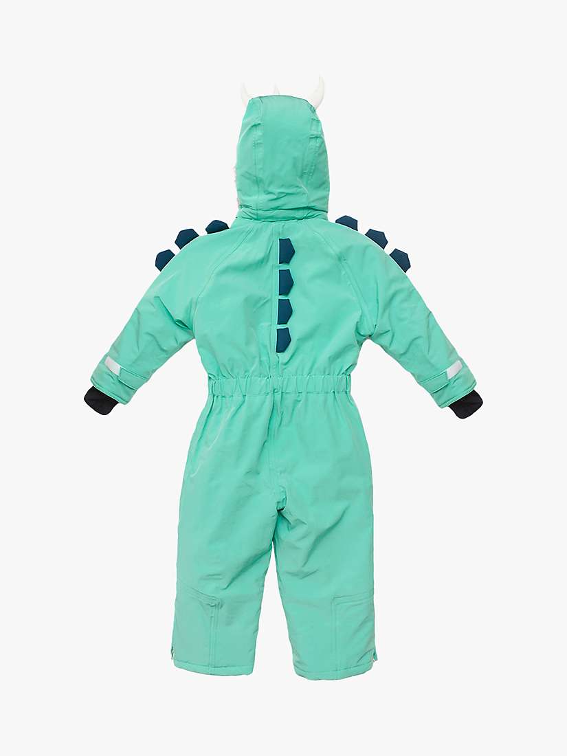 Buy Roarsome Kids' Spike Dinosaur Waterproof Snowsuit, Light Green Online at johnlewis.com