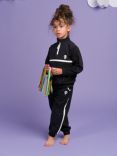 Roarsome Kids' Patch Panda Tracksuit Top, Black