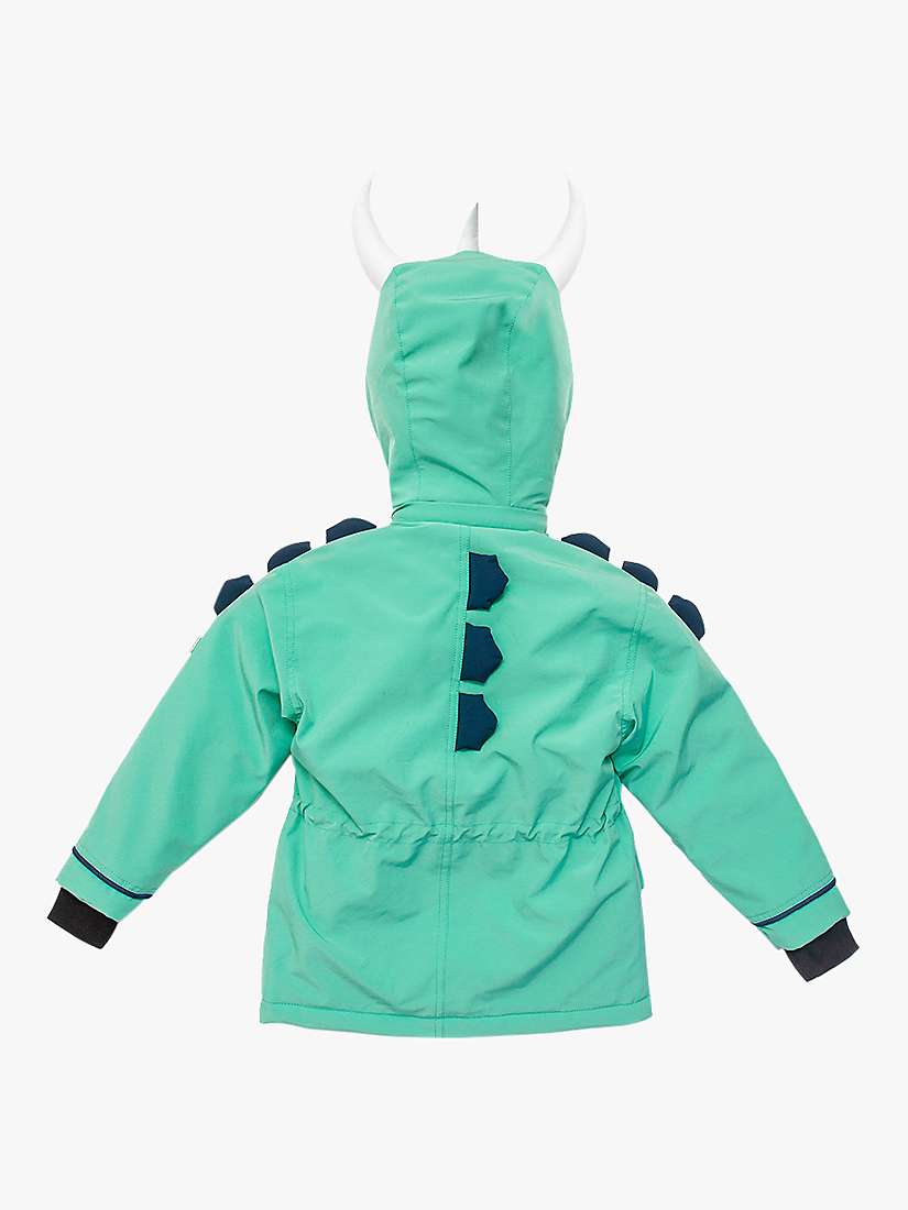 Buy Roarsome Kids' Spike Dinosaur Waterproof Winter Coat, Light Green Online at johnlewis.com