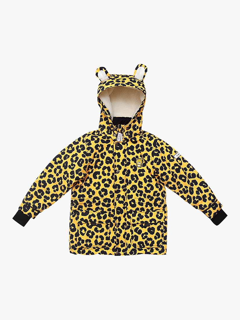 Buy Roarsome Kids' Dash Leopard Waterproof Winter Coat, Yellow Online at johnlewis.com