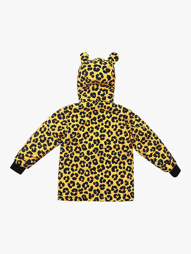 Roarsome Kids' Dash Leopard Waterproof Winter Coat, Yellow