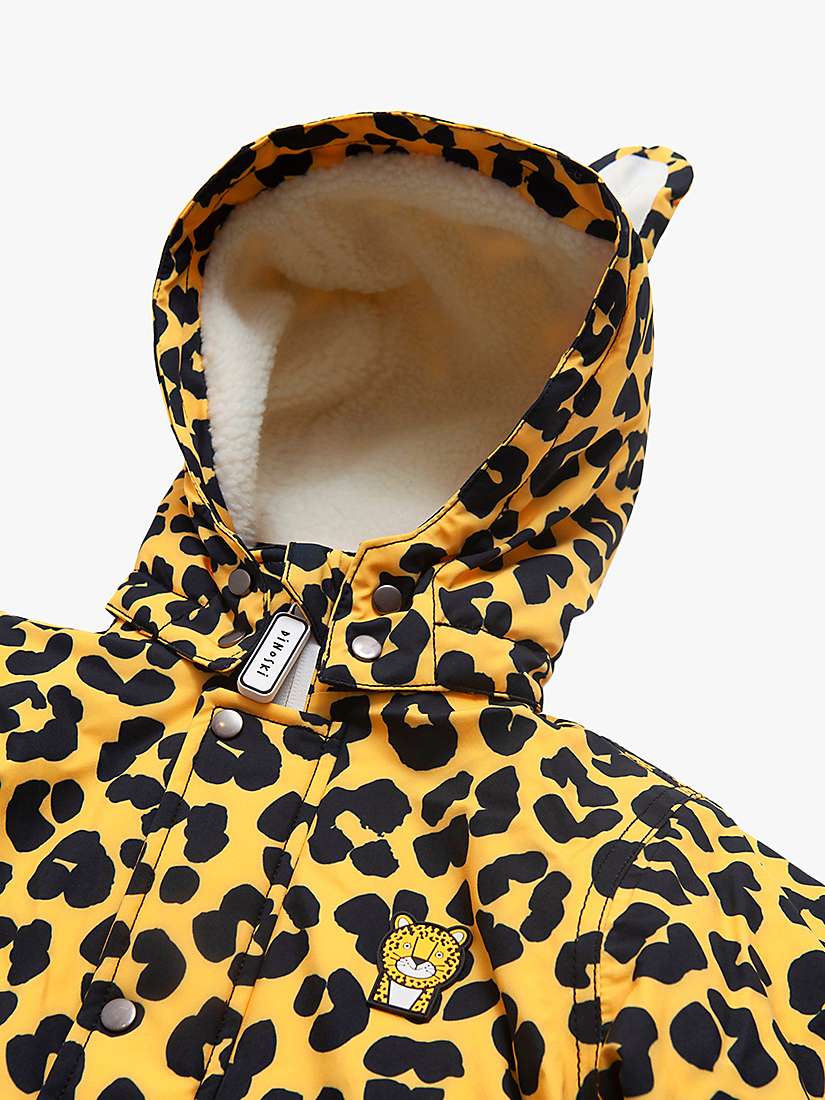 Buy Roarsome Kids' Dash Leopard Waterproof Winter Coat, Yellow Online at johnlewis.com