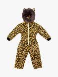Roarsome Kids' Dash Leopard Waterproof Snowsuit, Yellow
