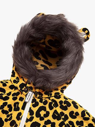 Roarsome Kids' Dash Leopard Waterproof Snowsuit, Yellow