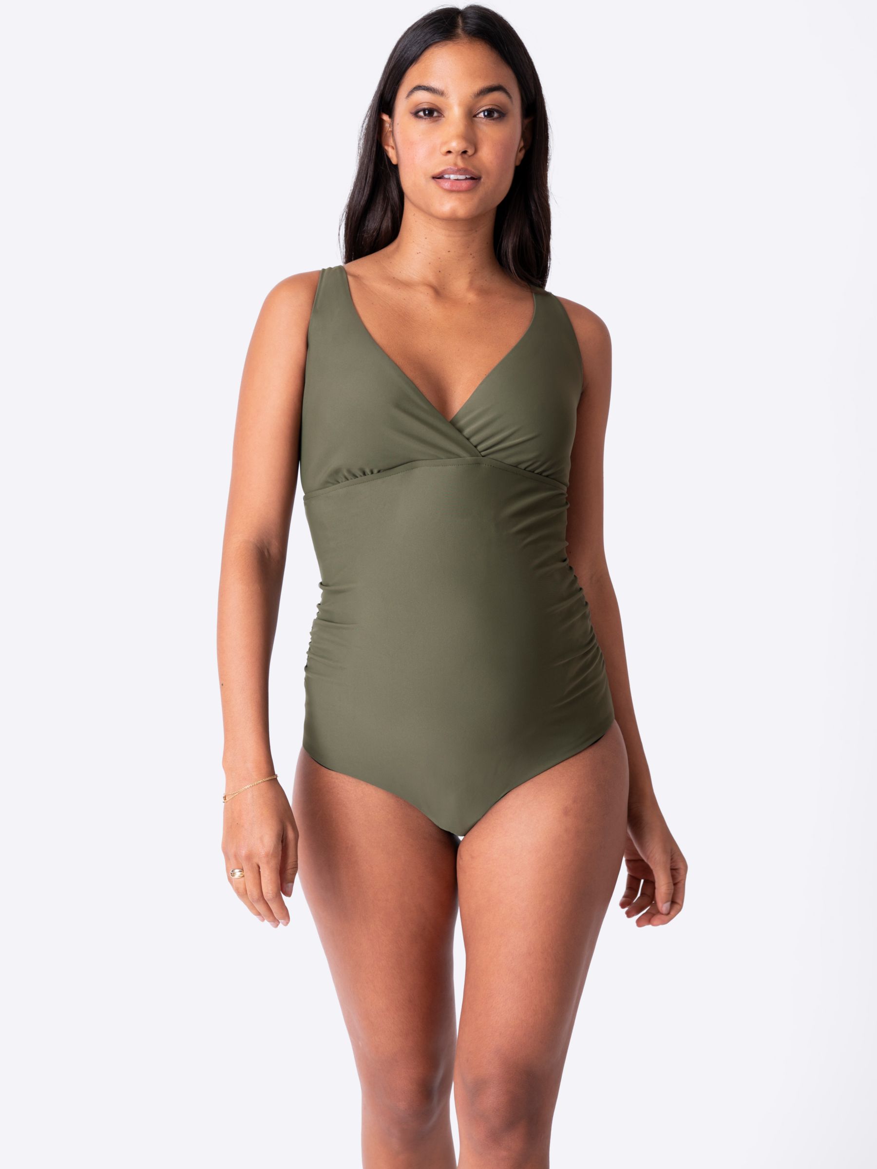 khaki bathing suit