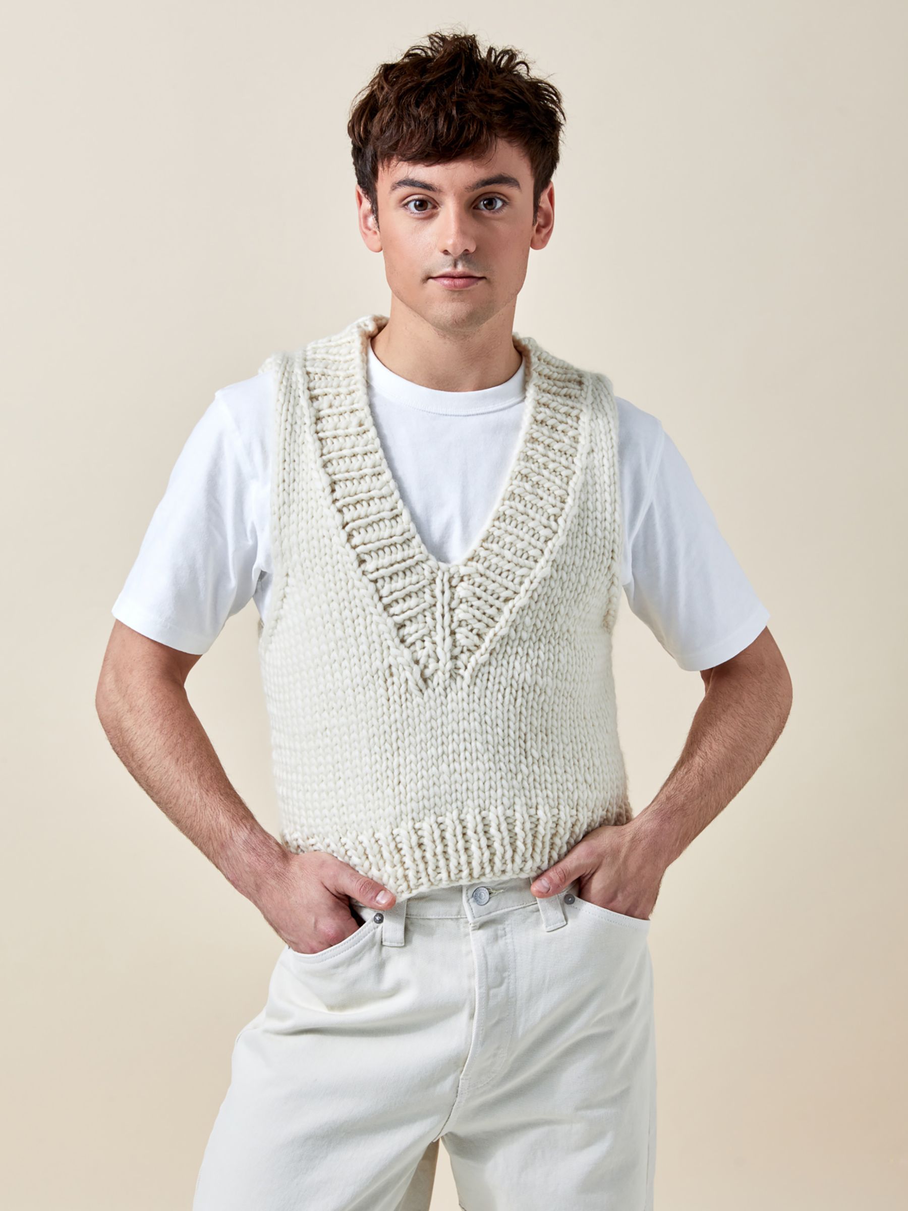 Made With Love By Tom Daley Admire Vest Knitting Kit