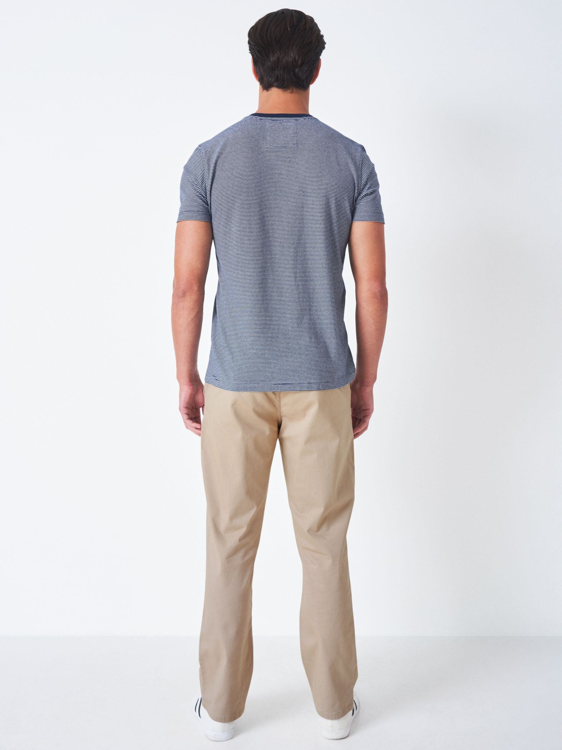 Crew Clothing Straight Fit Chinos, Stone, 30S