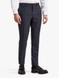Ted Baker Berwic High Twist Check Suit Trousers, Blue