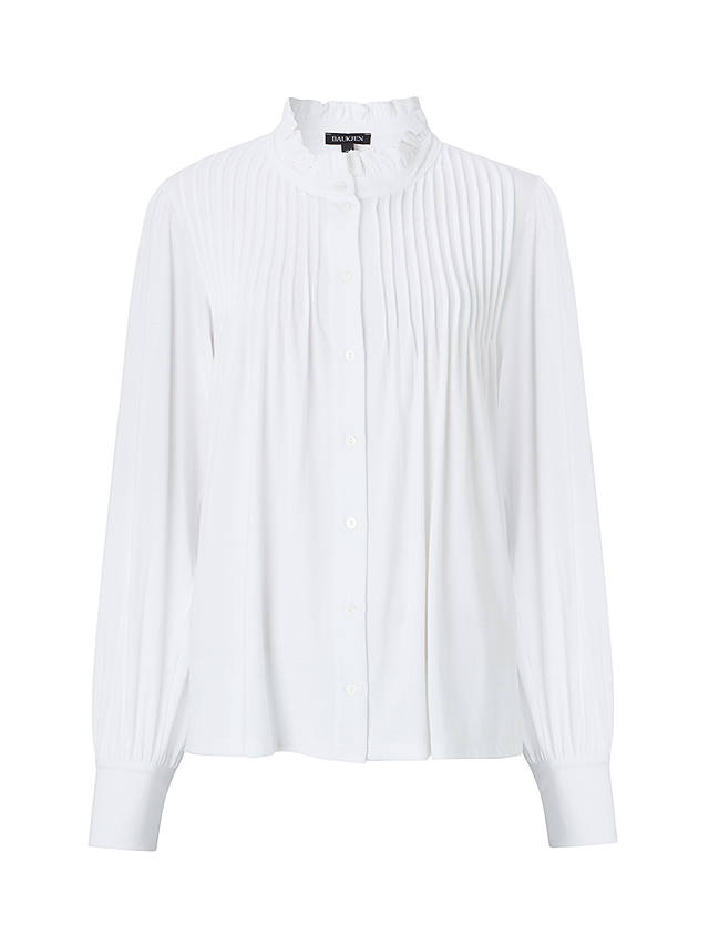 Baukjen Imken Pintuck Shirt, Pure White 