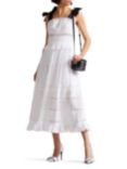 Ted Baker Promis Midi Dress, White