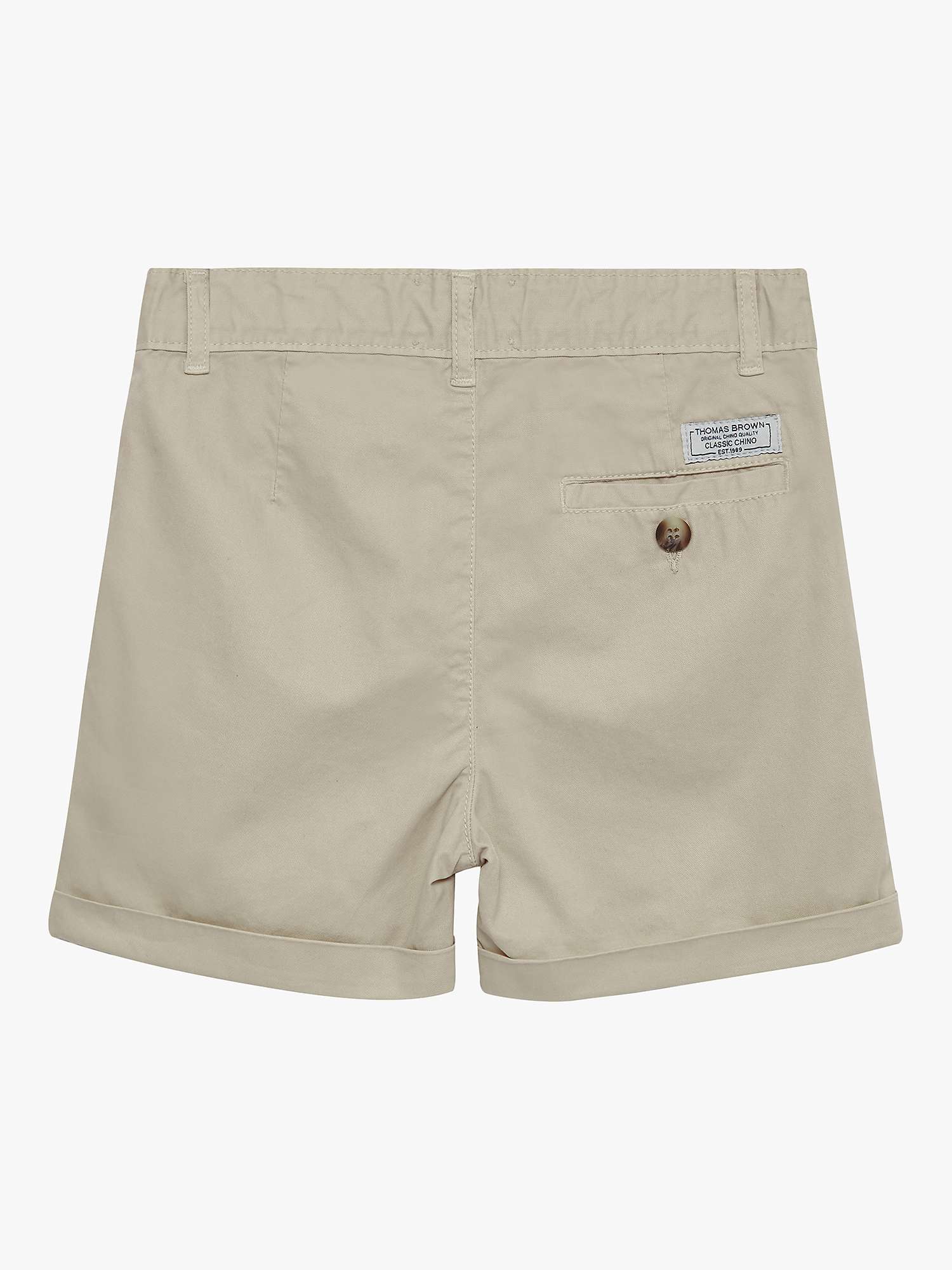 Buy Trotters Thomas Brown Kids' Charlie Chino Shorts Online at johnlewis.com