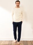 Truly Mayfair Chunky Cable Knit Fisherman Jumper, Ivory