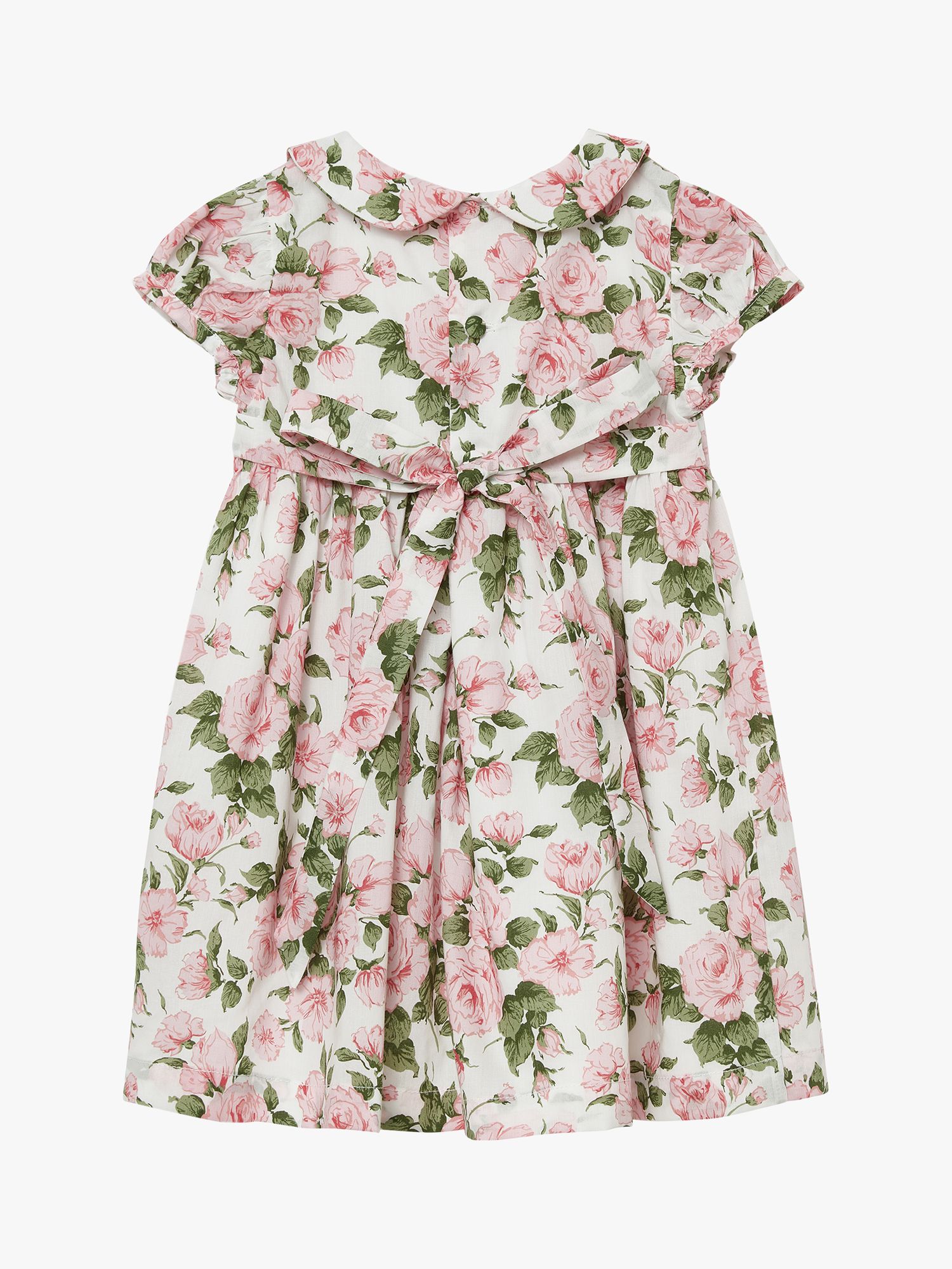 Trotters Baby Carline Floral Dress, Pink, 3-6 months