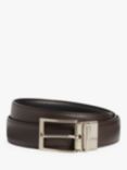 Simon Carter Leather Reversible Belt, Black/Brown