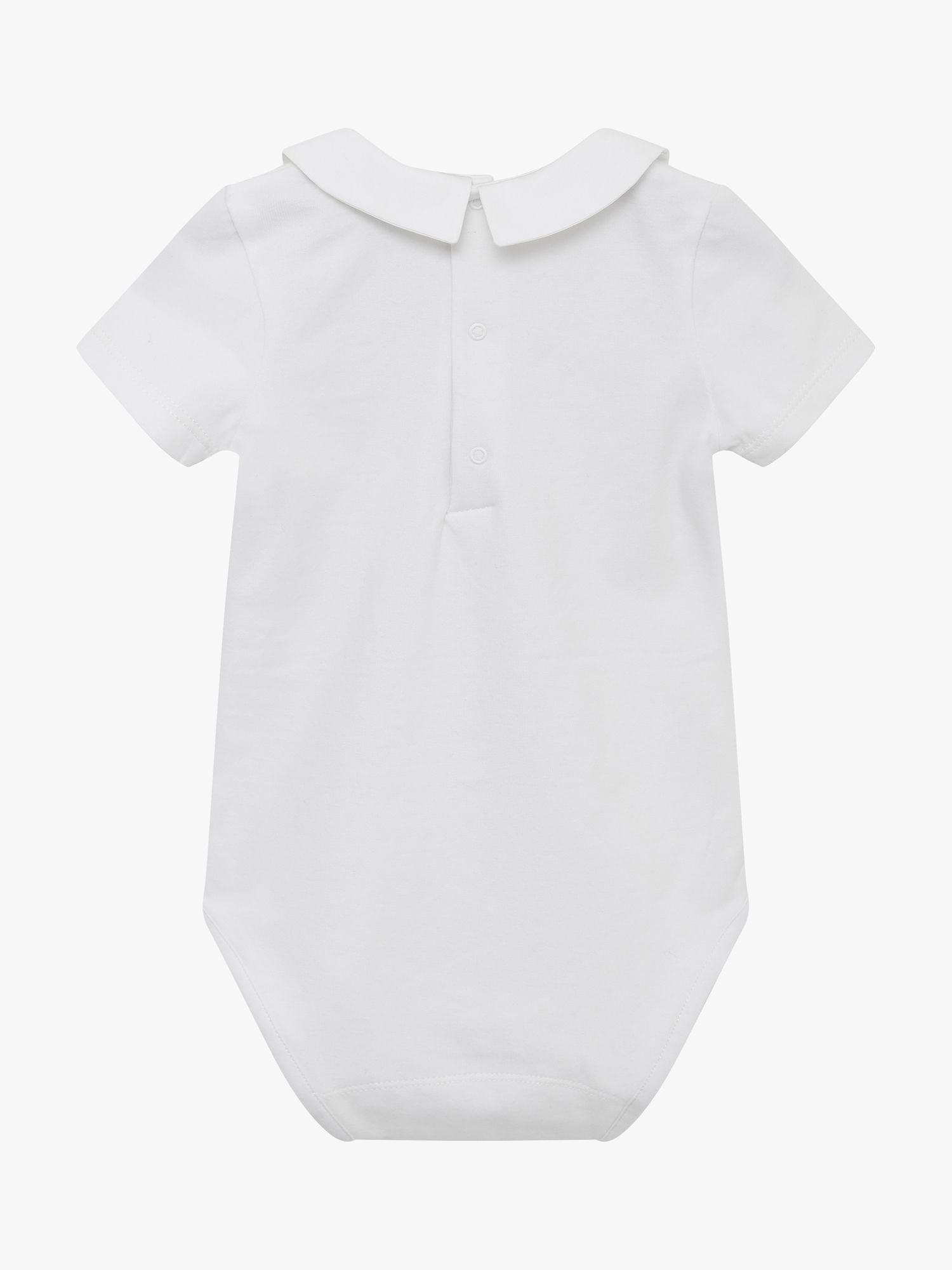 Buy Trotters Thomas Brown Baby Monty Lion Jersey Bodysuit, White Online at johnlewis.com