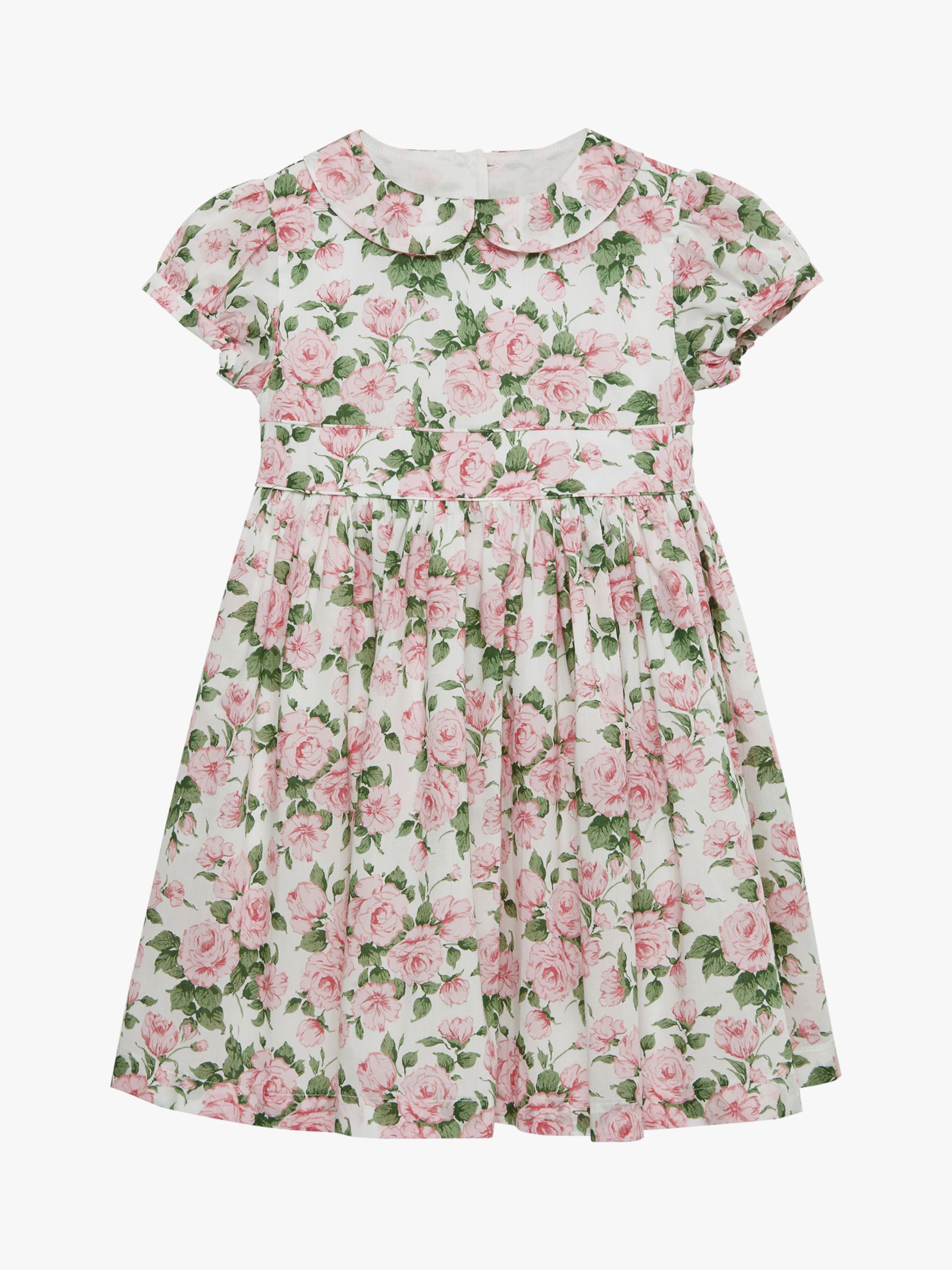 Buy Trotters Kids' Carline Floral Dress, Pink Online at johnlewis.com