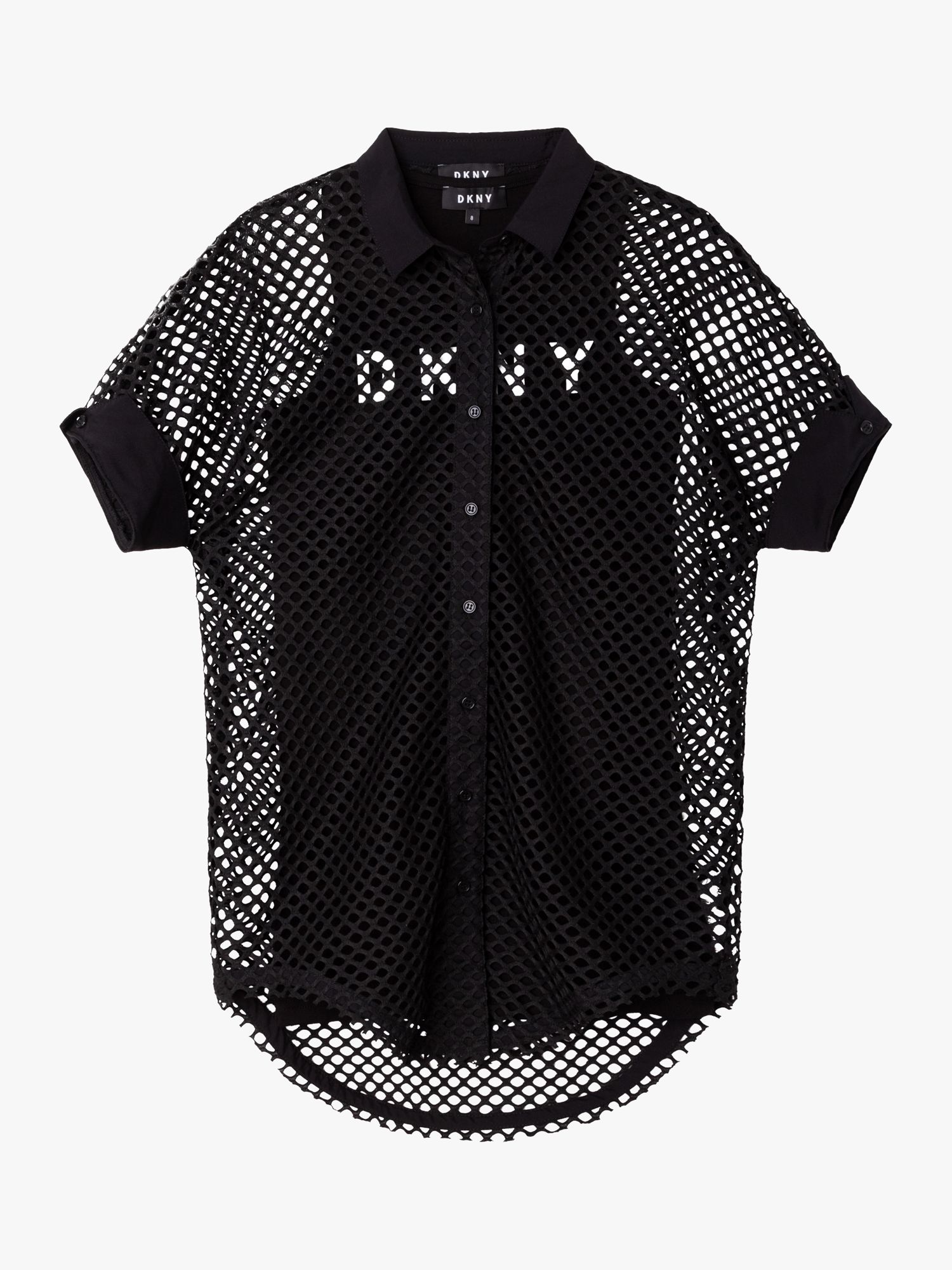 DKNY Kids' 2-in-1 Jersey Dress, Black, 6 years
