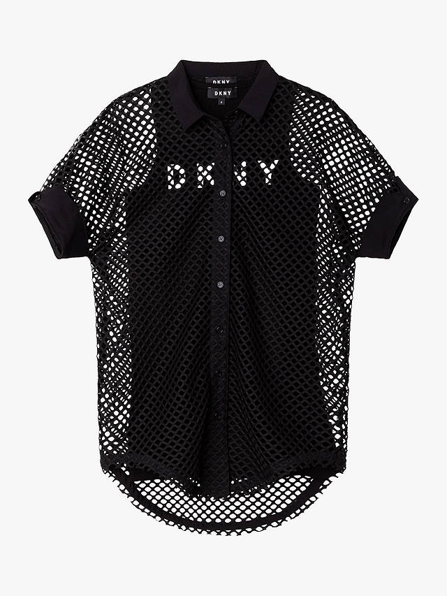 DKNY Kids' 2-in-1 Jersey Dress, Black