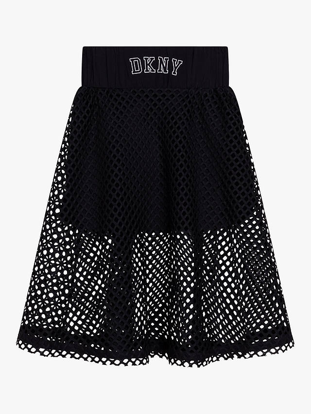 DKNY Kids' Mesh Skirt, Black
