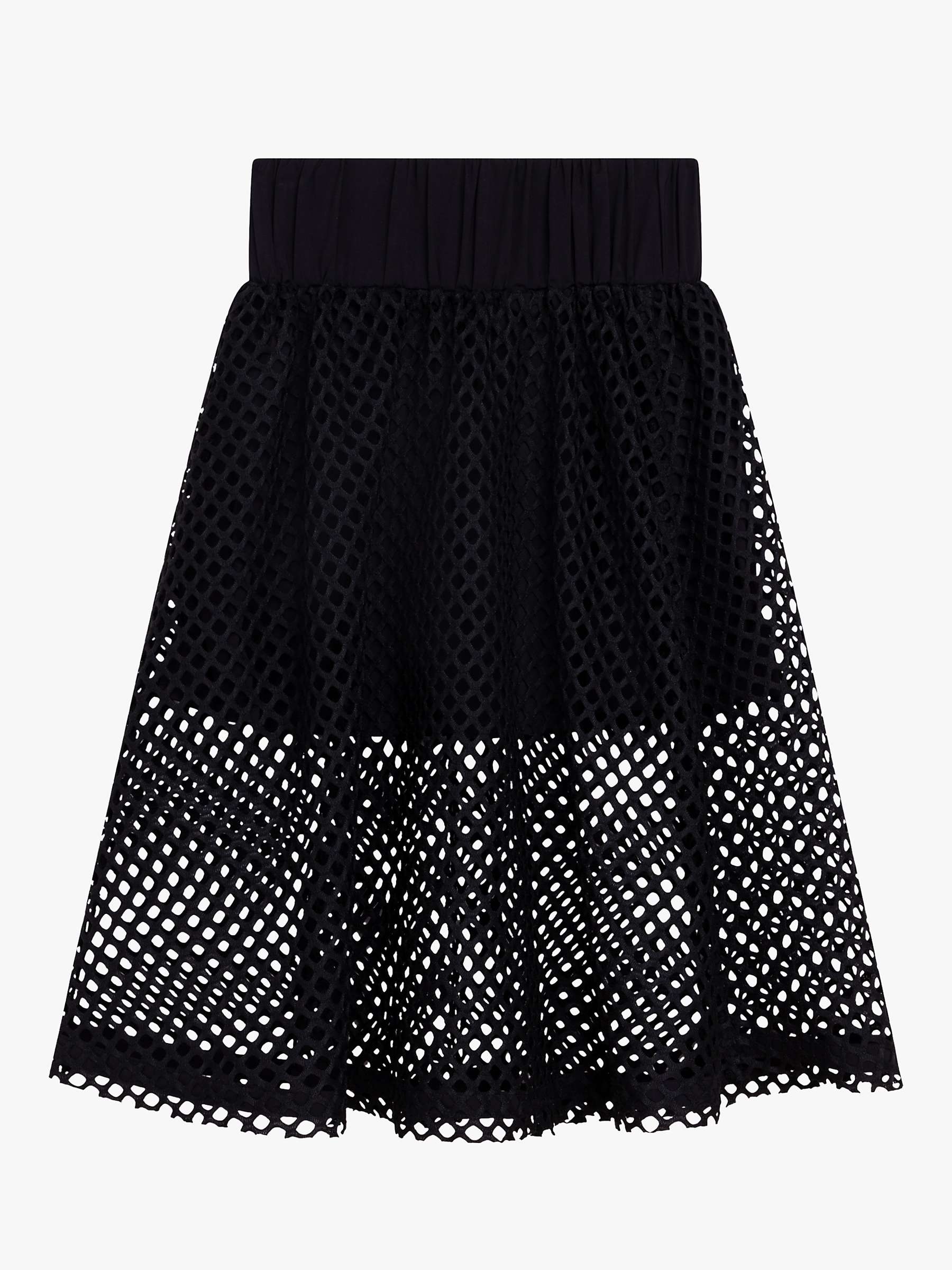 Buy DKNY Kids' Mesh Skirt, Black Online at johnlewis.com