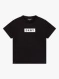 DKNY Kids' Logo T-Shirt, Black