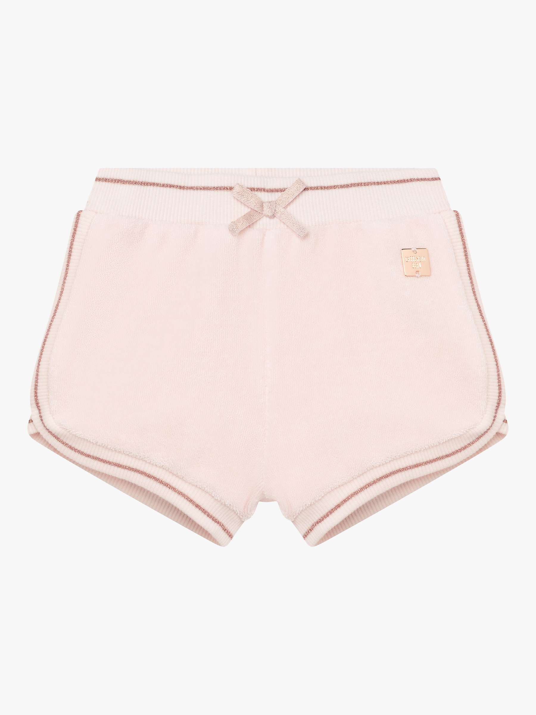 Buy Carrément Beau Baby Terry Shorts, Lychee Online at johnlewis.com